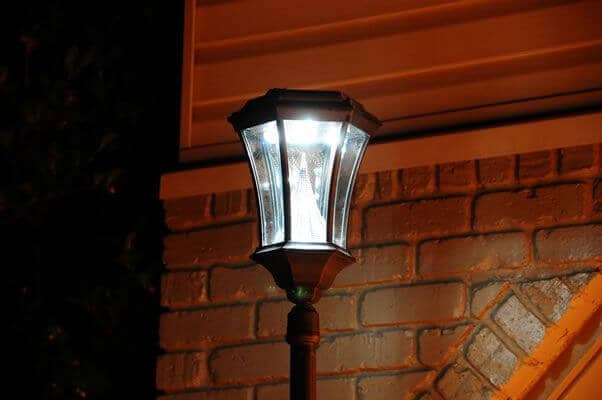 Outdoor pole lights typically stand several feet tall and come in many 