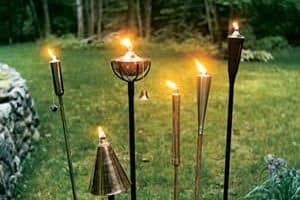 tiki torches