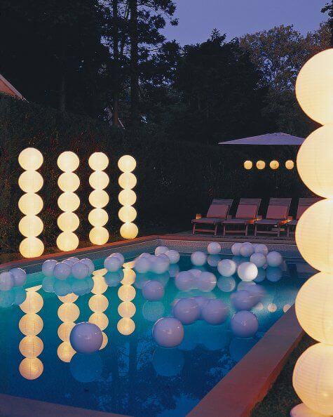 If you have a pool or pond in your backyard, there is an easy way to add backyard lighting to these locations too.