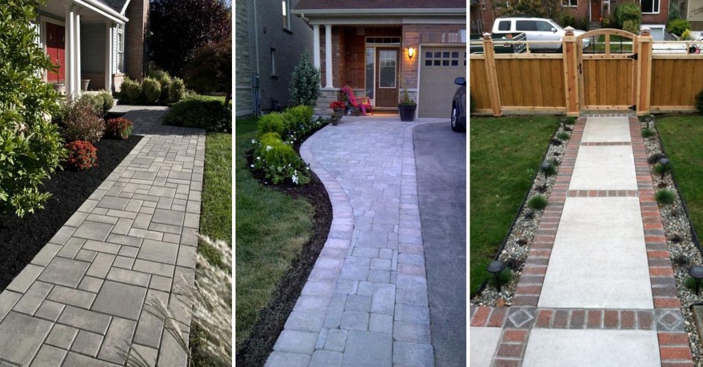 15 Front Yard Walkway Ideas