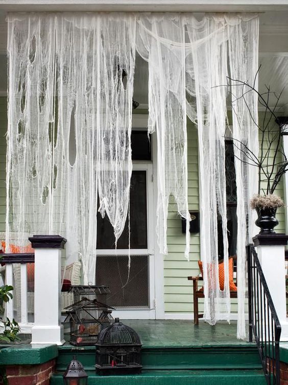 Check out these amazing halloween inspired front yard ideas.