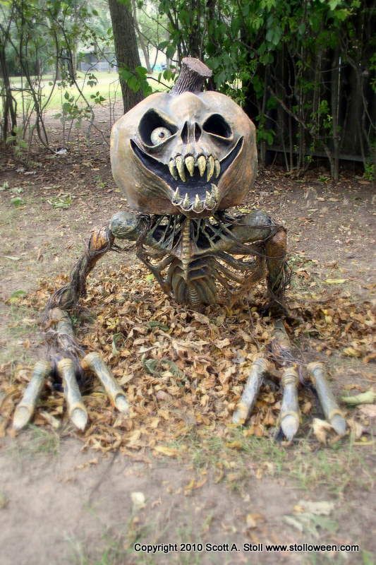 Check out these amazing halloween inspired front yard ideas.